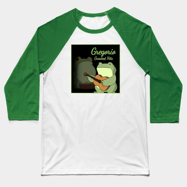 Gregorio Greatest Hits Baseball T-Shirt by naturalhabitatshorts